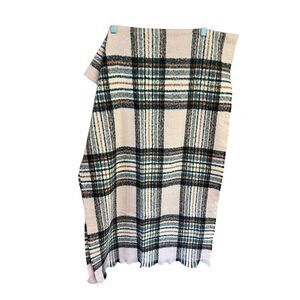 No Brand Plaid Scarf Sz 24/76 NWOT